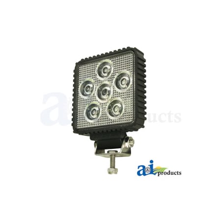 A & I Products Work Lamp, E-Series LED, Flood, Square 8" x6" x3" A-WL10E